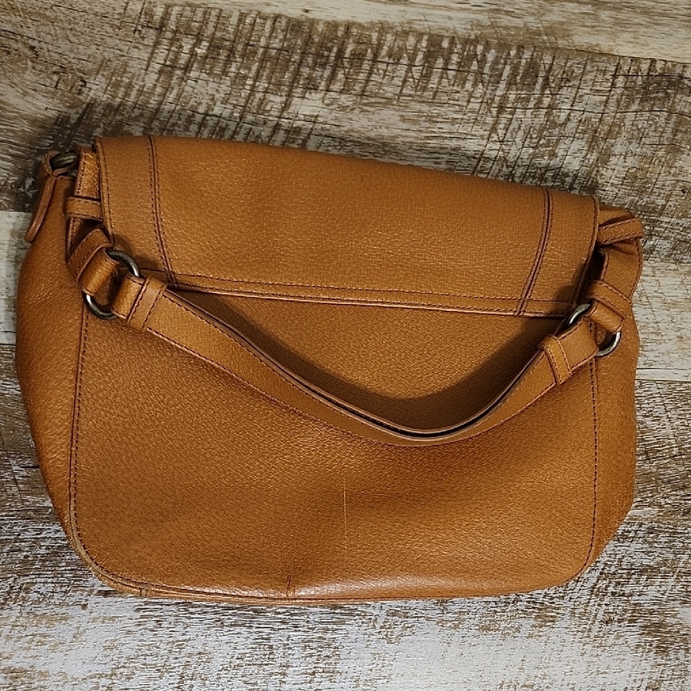 Worth Tan Shoulder Bag with Flap Closure - Picture 7 of 11